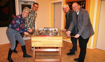 "Team-Building" im Vorstandsteam mit Pfarrer Weber
